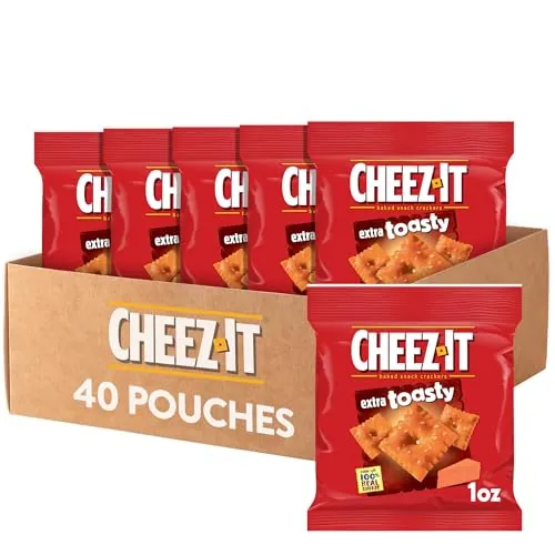 Cheez-It Extra Toasty Baked Snack Crackers 40-Count