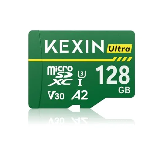 KEXIN 128GB Micro SD Card A2 V30 U3 C10 4K