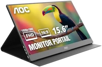 Prime Members: 15.6" AOC 16T20 FHD 60Hz IPS Portable Monitor