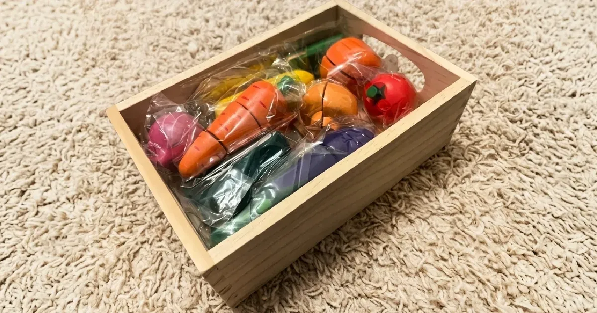 Wooden Toy Food Playset – Veggies