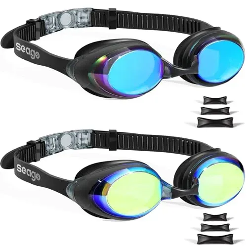 Anti-Fog Swim Goggles 2-Pack