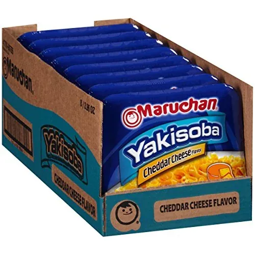 Maruchan Yakisoba Cheddar Cheese Noodles 8-Pack (3.96 oz)