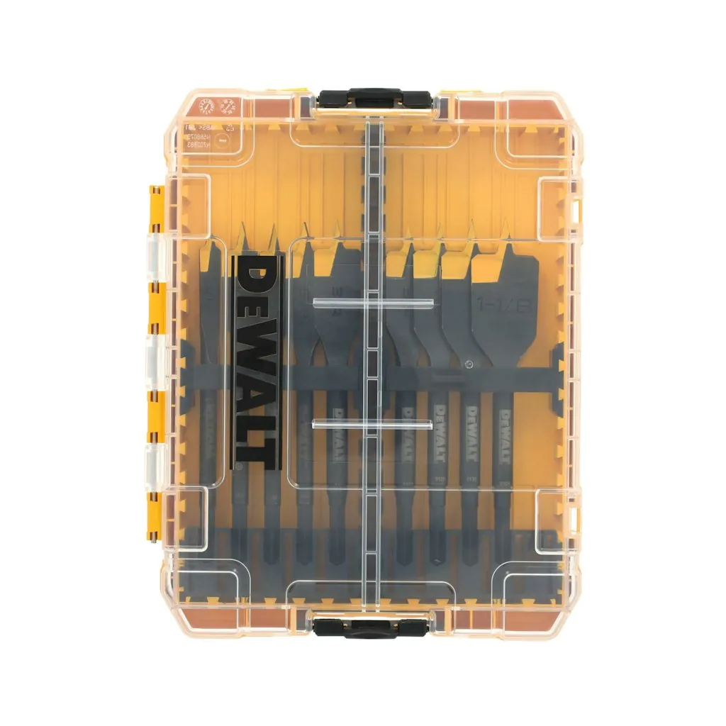 DeWalt 9-Piece 6" Woodboring Spade Drill Bit Set