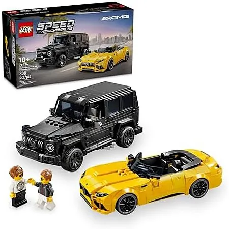 808-Pc LEGO Speed Champions Mercedes-AMG G 63 & SL 63 Building Toys