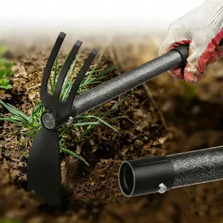 EUIJOIP 16"-30" Adjustable Multi-Purpose Garden Hoe