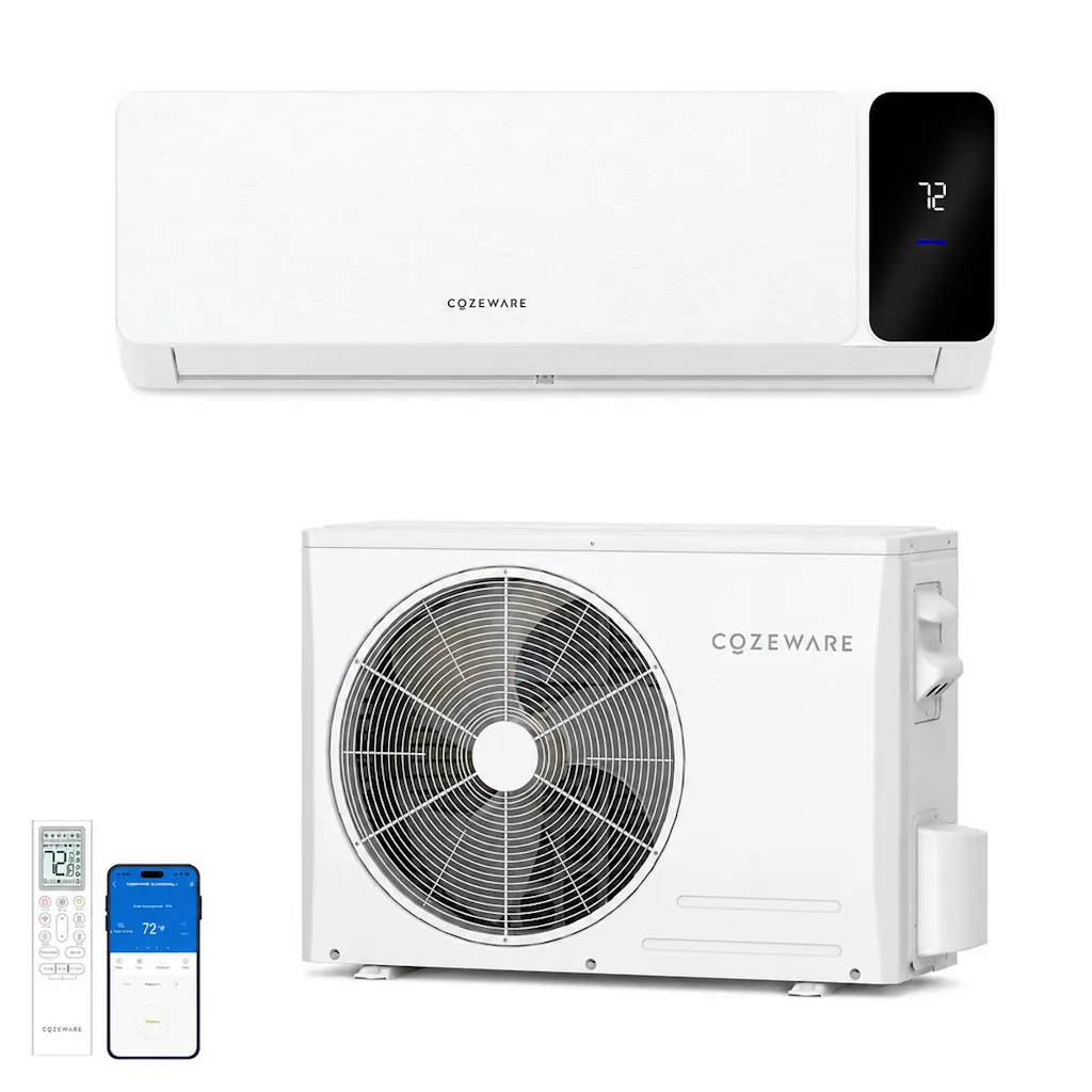 Cozeware 18,000 BTU Visio SEER2 Ductless Mini Split Air Conditioner w/ Heat Pump