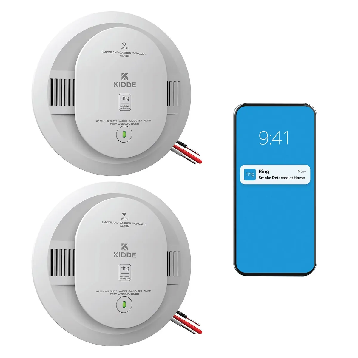 Kidde Smart Smoke and Carbon Monoxide Detector 2-pack