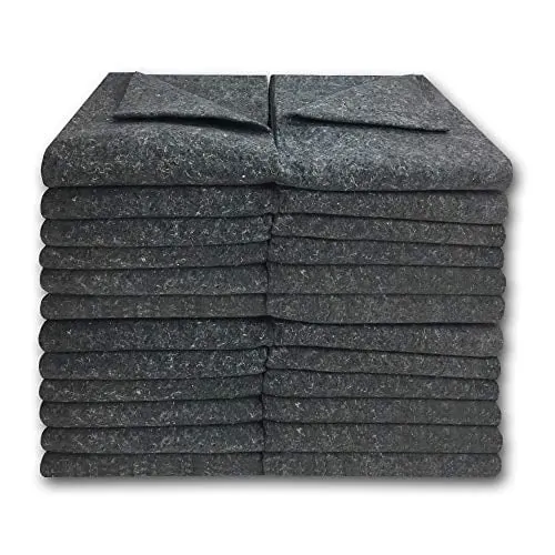 UBOXES Textile Moving Blankets 24-Pack 54"x72"