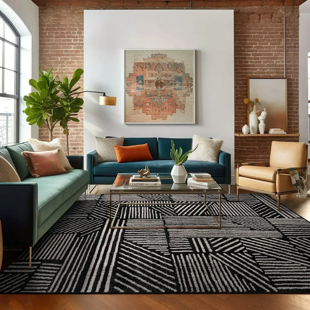 Trent Austin Design Rambo Geometric 7'10" x 10' Area Rug