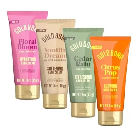 4-Pack 3oz Gold Bond Glowing Hand Cream Set