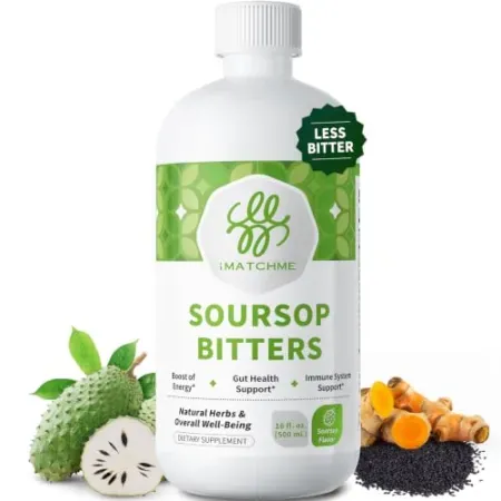 16oz iMATCHME Soursop Bitters Digestive Health Liquid
