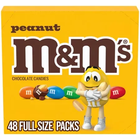 48-Pack 1.74oz M&M's Peanut Chocolate Candy
