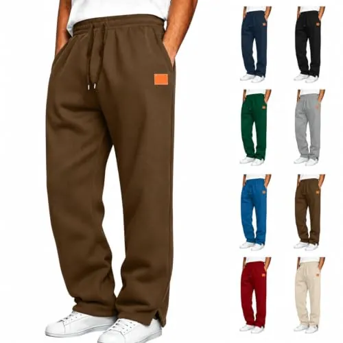 Baggy Elastic Waist Drawstring Sweatpants
