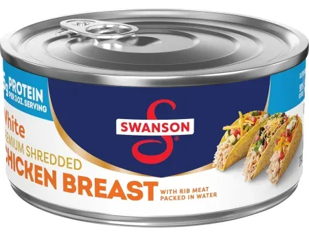 9.75oz SWANSON S White Premium Shredded Canned Chicken in Water