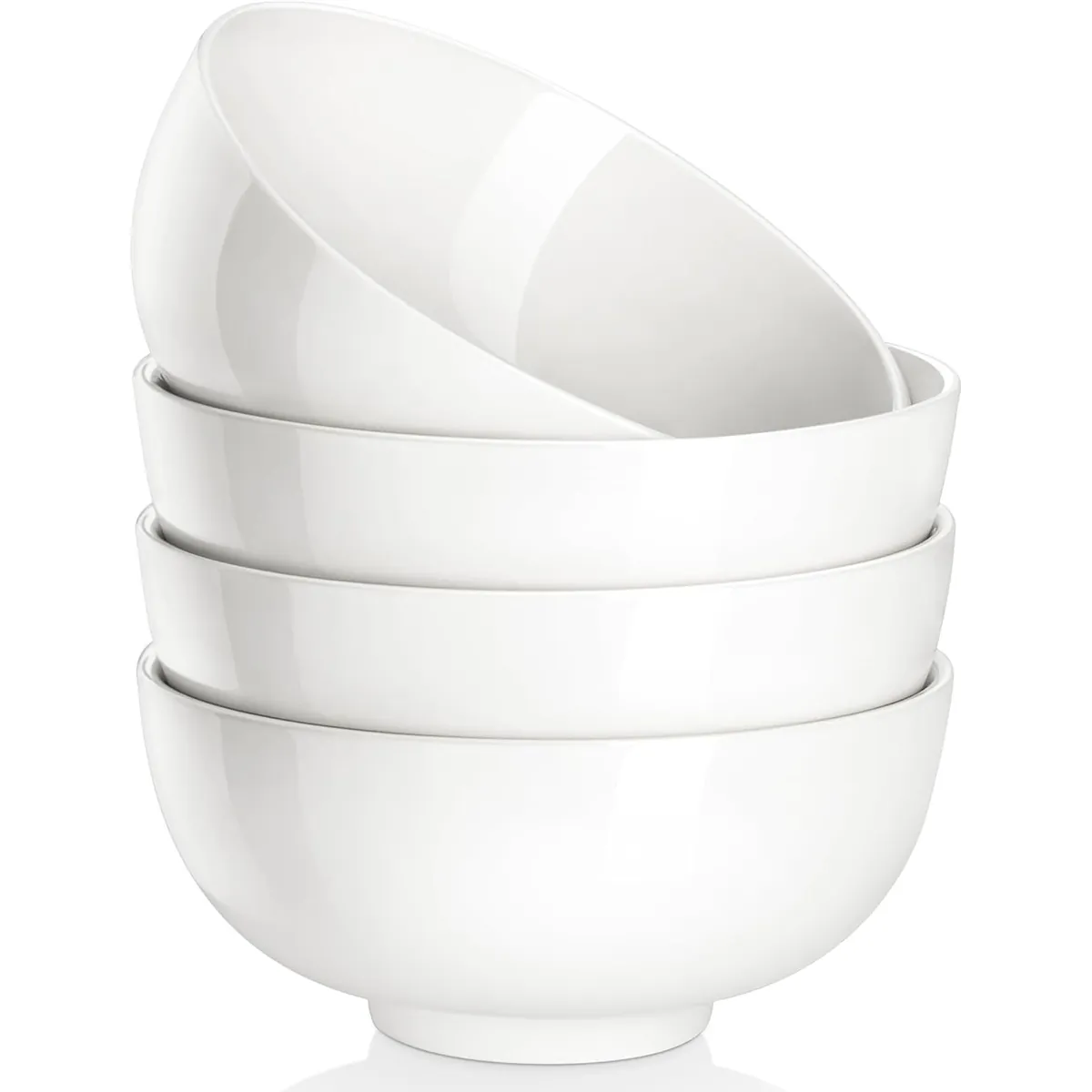 Malacasa Porcelain Soup Bowls Set 4 Pack