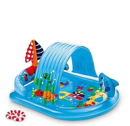INTEX 57128MW Shark Play Center Inflatable Kiddie Pool