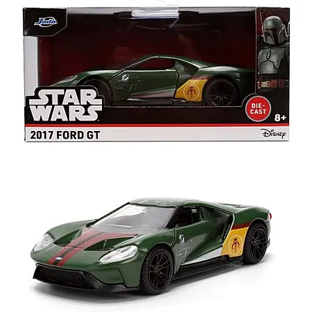 Jada Star Wars Boba Fett 2017 Ford GT Die-Cast Collectible Car (1:32 Scale)