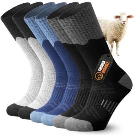 3-Pair Vertkser Merino Wool Thermal Hiking Socks