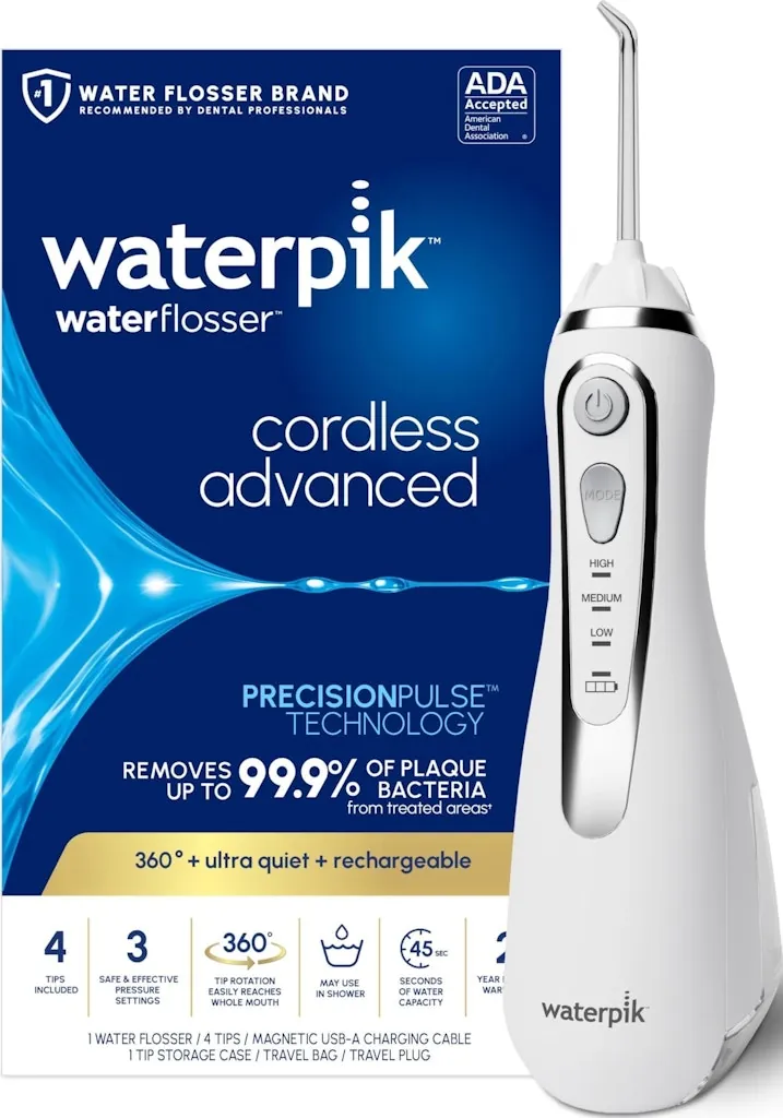 Waterpik Cordless Advanced Rechargeable Portable Water Flosser