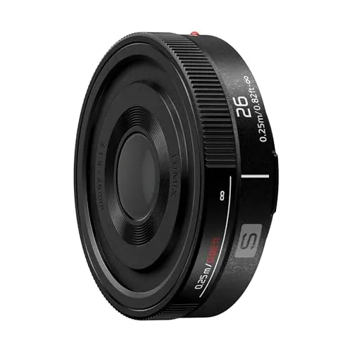 Panasonic LUMIX Full Frame Camera Lens S 26mm F8