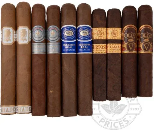 Top–shelf Tour 5–cigar Sampler 2x Deal (10 Total Cigars)
