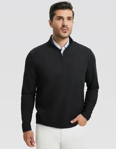 Long Sleeve Pullover Half Zip Shirt