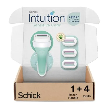 Schick Intuition Razors for Women (1 Razor & 4 Refills)