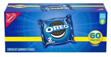 60-Pack Oreo Chocolate Sandwich Cookies (0.78oz Snack Packs)