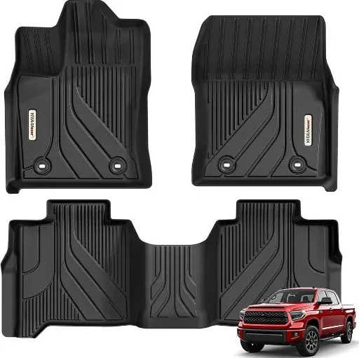 YITAMOTOR Floor Mats for Toyota Tundra CrewMax Cab