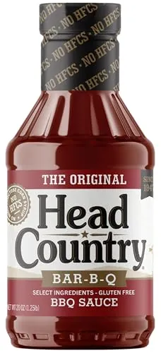 Head Country Bar-B-Q Sauce, Original, 20 Ounce (Pack of 6)