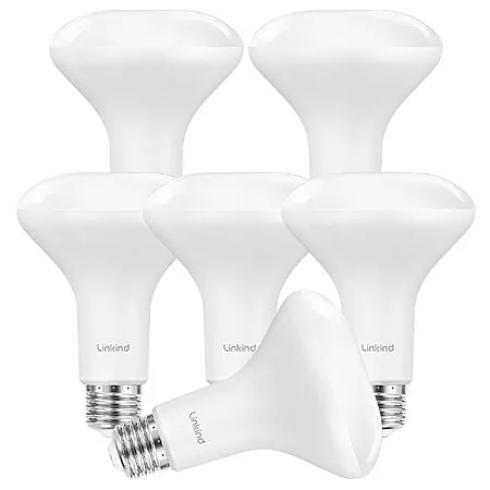 6-Pk Linkind BR30 10W Equivalent LED Indoor Flood Light Bulbs (Various)