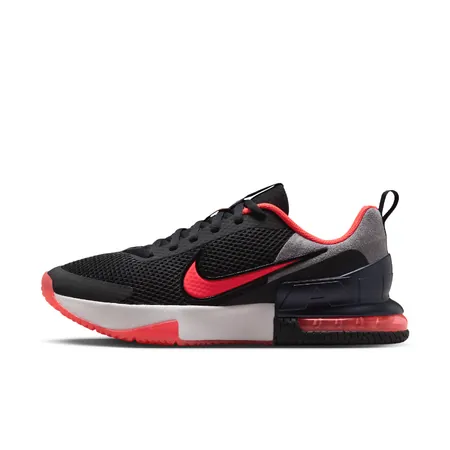 Nike Men's Air Max Alpha Trainer 6 Premium Workout Shoes (Black//Bright Crimson)