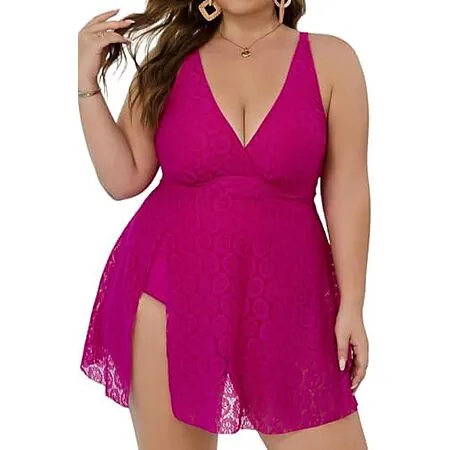 COCOPEAR Women's Plus-Size Tankini Swimsuit (various)