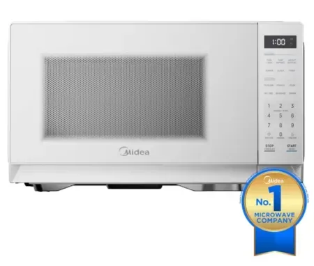 Midea 0.9 Cu Ft 900 Watts 11 Power Levels Countertop Microwave Oven