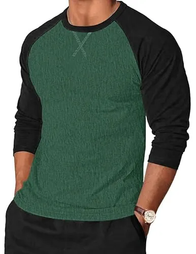 Men’s Crewneck Long Sleeve T-Shirts