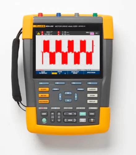 Fluke MDA-550-III Motor Drive Analyzer 4CH CLR PRO