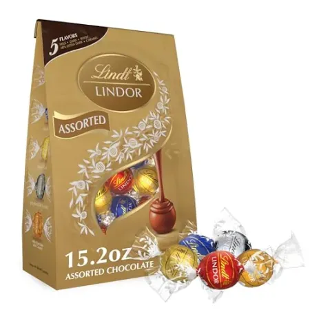 Lindt LINDOR 15.2oz Assorted Chocolate Truffles
