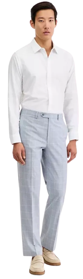 Michael Kors Men's Classic-Fit Sharkskin Dress Pants