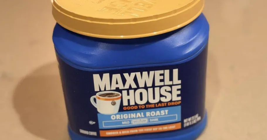 Maxwell Original Roast Ground Coffee 27.5oz Canister