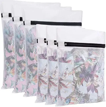6-Pack Bagail Mesh Laundry Bags for Intimates and Delicates