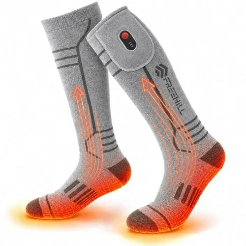 Freehill Rechargeable Heated Merino Wool Socks