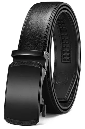 CHAOREN Men's Leather Ratchet Belt