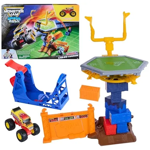 Monster Jam Smash & Bash Crash Course Monster Truck Playset
