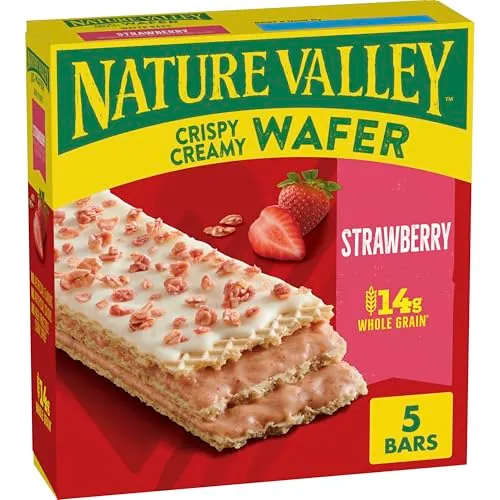Nature Valley Strawberry Creamy Wafer Bars 5-Count 6.5-Ounce