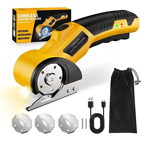 Prime Members: Zeleki 4V Cordless Electric Scissors