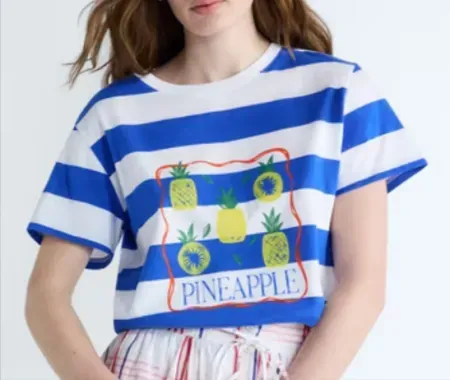 Free Assembly Women's Cotton Cropped Boxy Tee