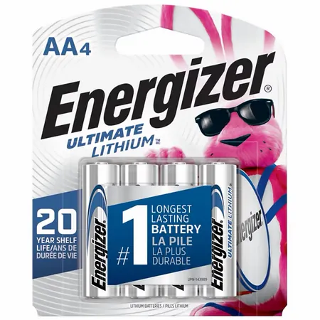 Select Lowe's Stores: 4-Pk Energizer Ultimate Lithium AA Batteries