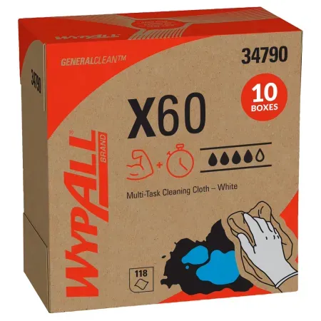 10-Pack WypAll 118-Sheet GeneralClean X60 Cloths Multi-Task Cleaning Wipes