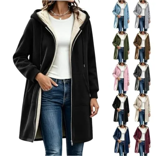Fleece Lined Sherpa Hoodie