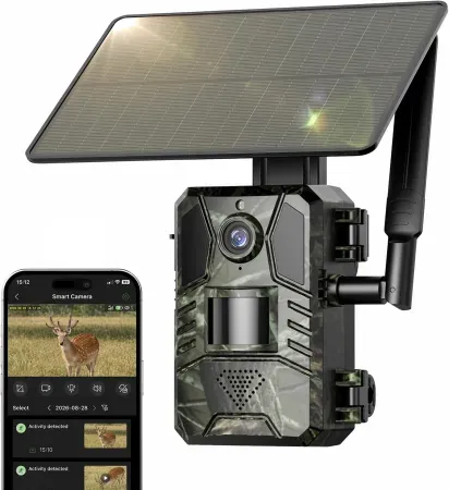 Loatos 4G LTE Cellular Trail Camera w/ AI Detection & 2K Live View